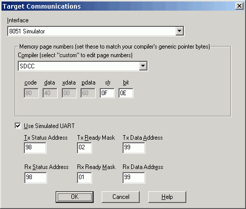 8051 Simulator Setup