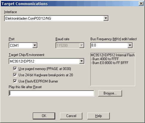 Elektronikladen BDM12 Setup