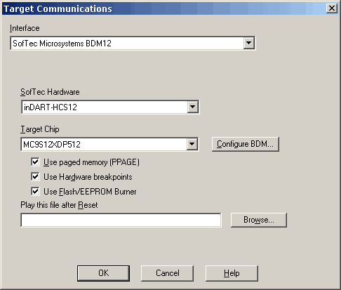 Softec BDM12 Setup