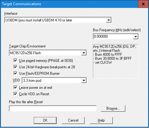 USBDM Setup