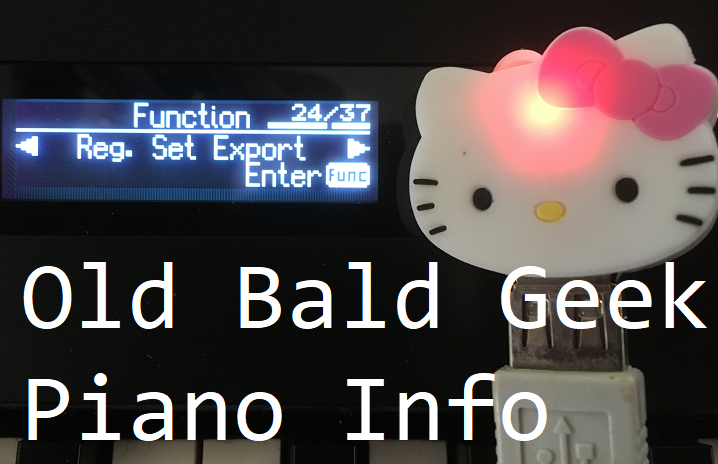 Old Bald Geek's Roland Piano Information